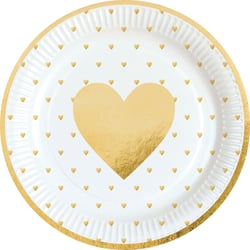 8 assiettes Everyday Love 23 cm