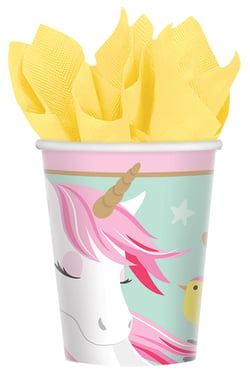 8 Gobelets 266 ml - Magical Unicorn