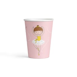 8 gobelets carton - Petite danseuse