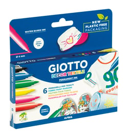Lot de 6 Feutres Décor Textile