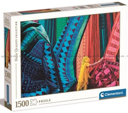 Puzzle 1500 pièces - Fluttering tissues - Clementoni