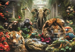 Puzzle 1000 pièces - Mystic Jungle - Clementoni