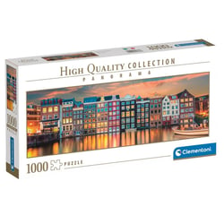 Puzzle Panorama 1000 pièces - Bright Amsterdam - Clementoni