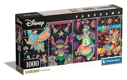 Puzzle Compact Panorama 1000 pièces  - Disney Joys - Clementoni