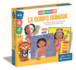 Le corps humain - Montessori - Clementoni