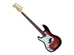 Eko Starter VPB-100 - Guitare basse électrique - Gaucher - 4 cordes - Sunburst