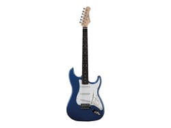 Eko Tribute Starter S-300 - Guitare électrique - Type ST - Metallic Blue