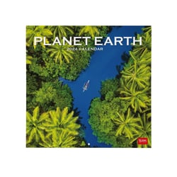 Calendrier mural 2024 Legami - 12 mois - Planet Earth - 30 x 29 cm