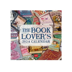 Calendrier mural 2024 Legami - 12 mois - Book Lover'S - 30 x 29 cm