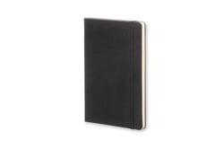 Carnet - 13 x 21 cm - Moleskine - 192 pages pointillées - couverture rigide - noir