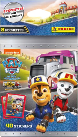 PANINI La Pat'Patrouille Trading Cards 2 - Blister 4 Pochettes + 1 Carte Édition Limitée - 24 Cartes - Super Équipe !