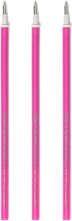 Lot de 3 recharges pour stylo à encre gel effaçable Legami - Rose