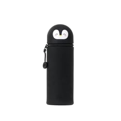 Trousse ronde 1compartiment Legami - noir - Pingouin