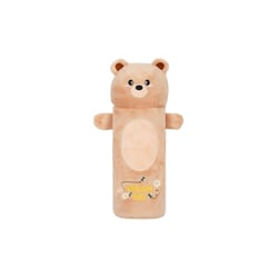 Trousse peluche ronde Legami - beige - Teddy Bear