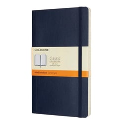 Carnet - 13 x 21 cm - Classic - Moleskine - 240 pages lignées - Bleu saphir
