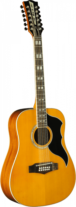 Eko Ranger Vintage Reissue XII - Guitare électroacoustique - 12 cordes - Naturel
