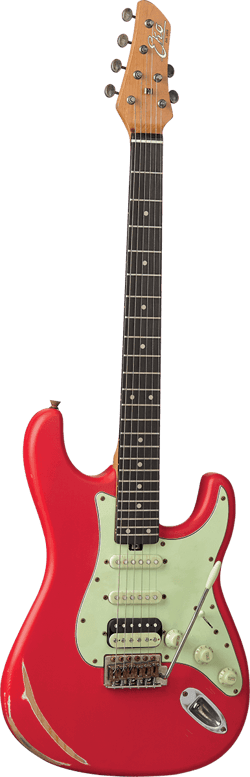 Eko Relic Series Aire Relic - Guitare électrique - fiesta red