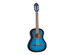 Eko Studio Series CS-5 - Guitare acoustique - taille 3/4 classique - bleu éclat - avec boîtier