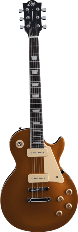 Eko VL-480 P-90 - Guitare électrique - Type LP - Aged Gold Sparkle