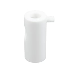 Kit de décentralisation avec crochet de plafond pour câble électrique et système de blocage - Blanc