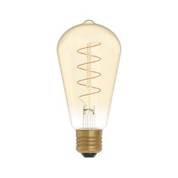 Ampoule Led Carbon Vintage Filament Small Spiral ST64 220/230V 4W 250LM E27 1800K Dimmable - Doré