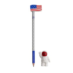 Set crayon mine HB et gomme Moon - Astronaute