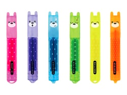 Lot de 6 mini surligneurs Legami - Teddy's Mood