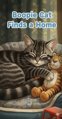 Boopie Cat Finds a Home - Boopie Cat and The Tiger, #1