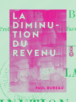 La Diminution du revenu - La baisse du taux de l'intérêt et des revenus fonciers