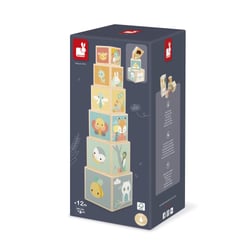 Pyramide 6 cubes encastrables Pure - Janod