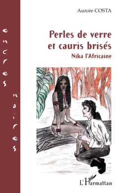 Perles de verre et cauris brisés - Nika l'africaine
