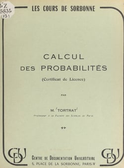 Calcul des probabilités - Certificat de licence