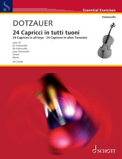 24 Caprices in all keys - Op. 35: for Cello