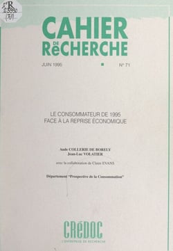 Le consommateur de 1995 face à la reprise économique