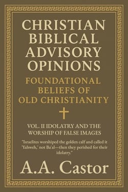 Christian Biblical Advisory Opinions: Vol. II – Idolatry and the Worship of False Images - Foundational Beliefs of Old Christianity, #2