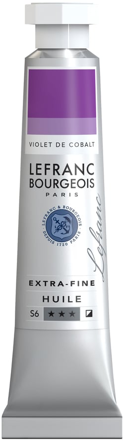 Peinture à l'huile Lefranc Bourgeois - Extra-fine - 20ml - Violet de cobalt