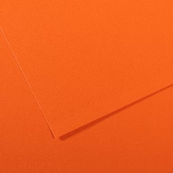 Feuille MI-TEINTES® Canson - 50 x 65 cm - 160g/m² - orange