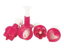 Lot de 5 mini découpoirs ScrapCooking® - Fleur, pois, cœur, bouton, étoile