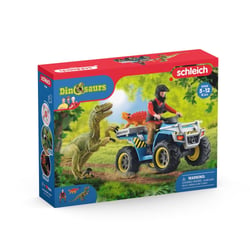 Fuite sur quad face au vélociraptor