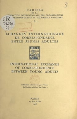 Échanges internationaux de correspondance entre jeunes adultes - International exchange of correspondence between young adults