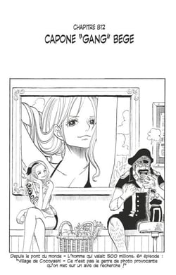 One Piece édition originale - Chapitre 812 - Capone "Gang" Bege