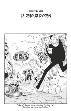 One Piece édition originale - Chapitre 968 - Le retour d'Oden