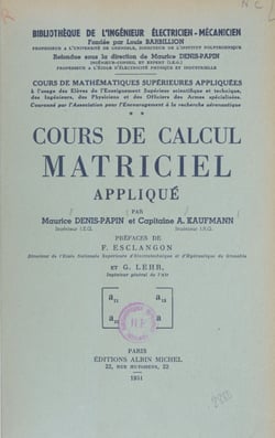 Cours de Calcul matriciel appliqué (2)