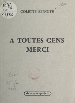 À toutes gens merci