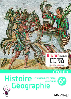 Histoire, géographie, enseignement moral et civique - cycle 3 - 6e - bimanuel