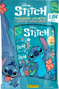 Starter pack (1 classeur + 2 poch + 1 carte EL) - Stitch TC - Panini France