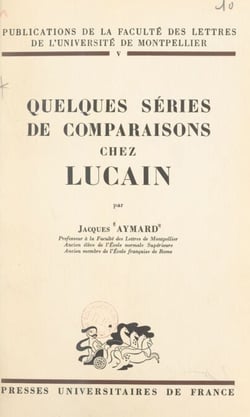 Quelques séries de comparaisons chez Lucain