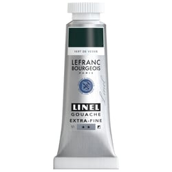 Tube de 14 ml de gouache Lefranc Bourgeois - Linel - Extra-fine - Vert de vessie - Nuance 552