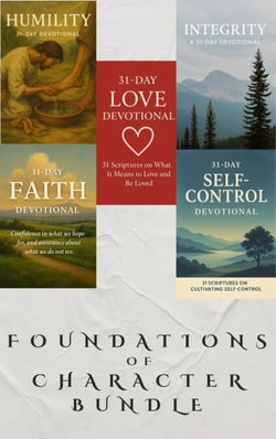 Foundations of Character5- Book Bundle - Becoming Who You Were Meant to Be, #1