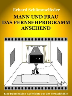 Mann und Frau das Fernsehprogramm ansehend - Eine Daumenkino-Geschichte aus der Fernsehhöhle